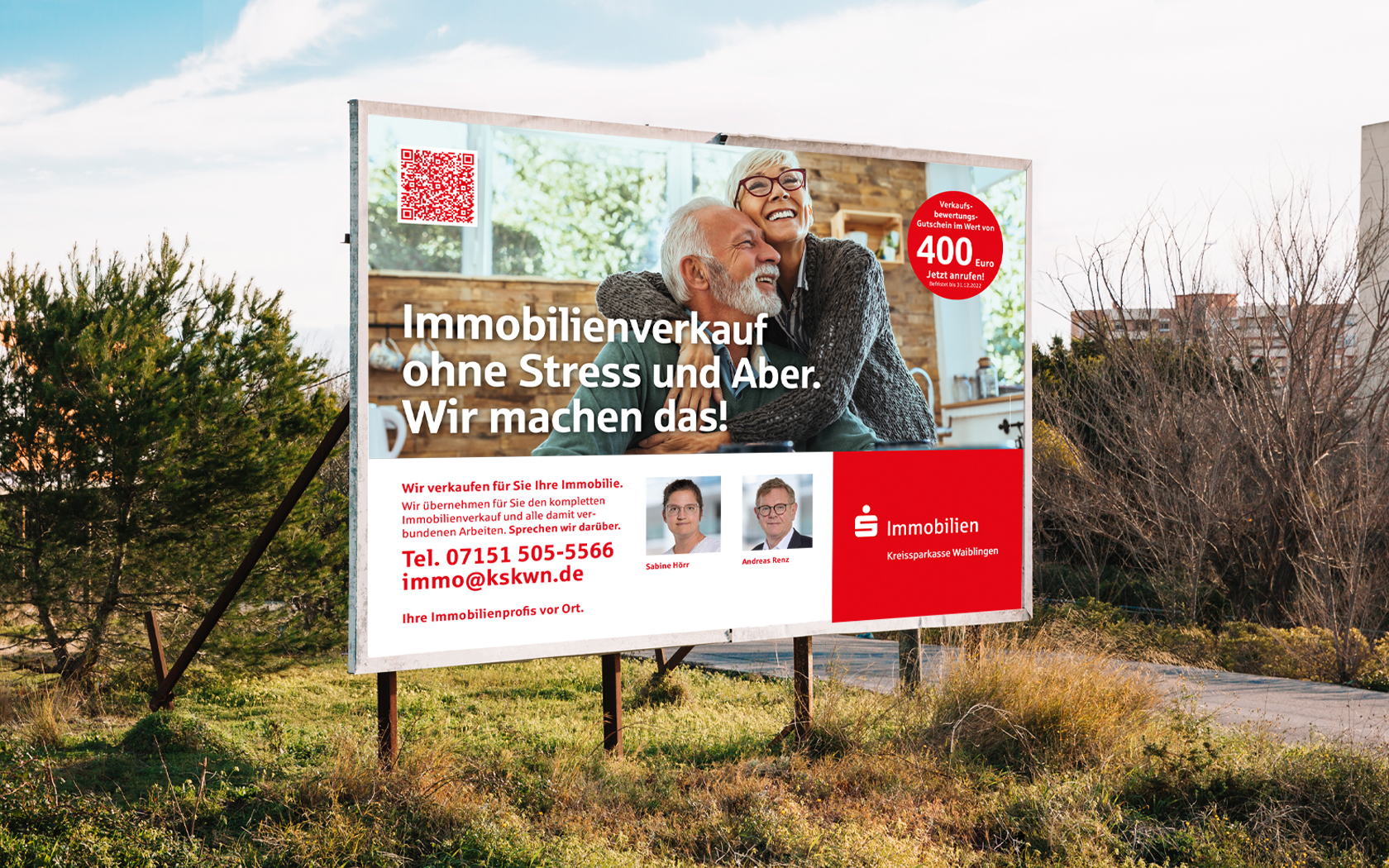 Resch & Partner Kommunikationsagentur Rems-Murr-Kreis, Projekt: KSK Waiblingen – Immobilien-Kampagne