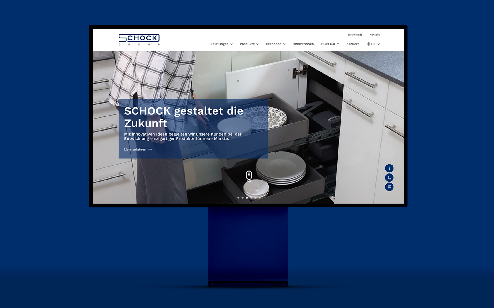 Resch & Partner Internetagentur Rems-Murr-Kreis, Projekt: Schock Group Website Relaunch – Digital