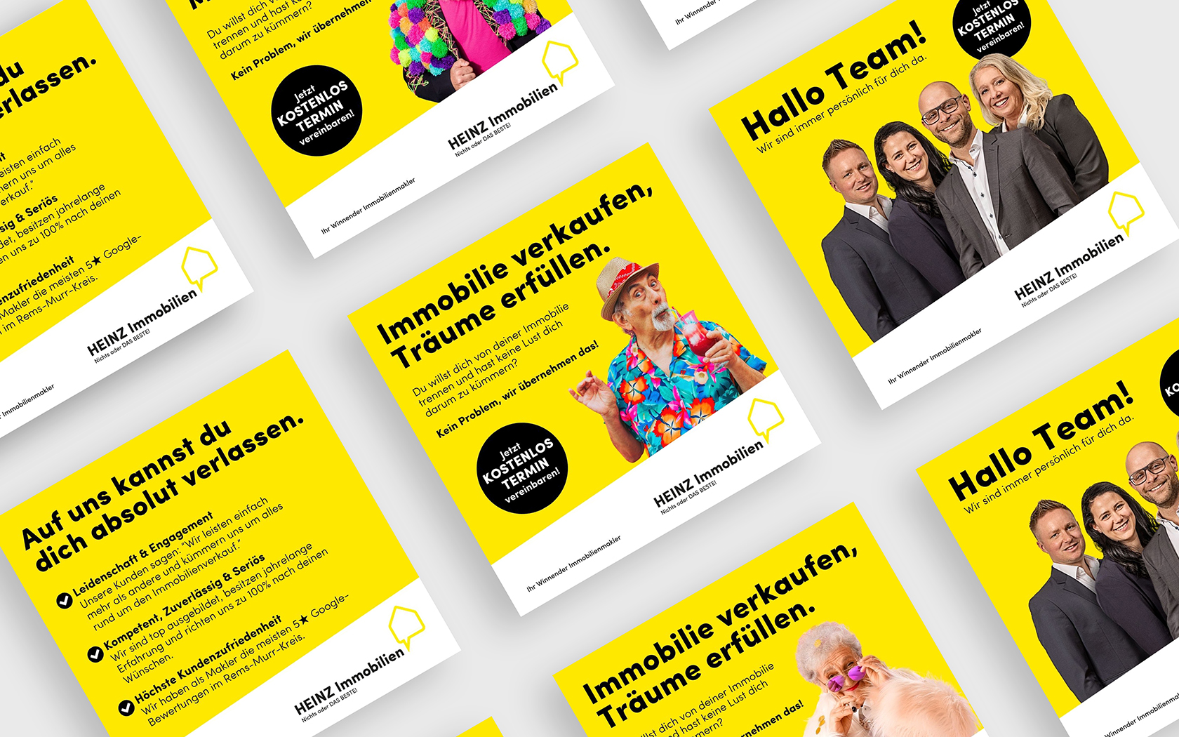 Social Ads für HEINZ Immobilien Resch & Partner Online-Agentur - Digitale Kampagne für HEINZ Immobilien