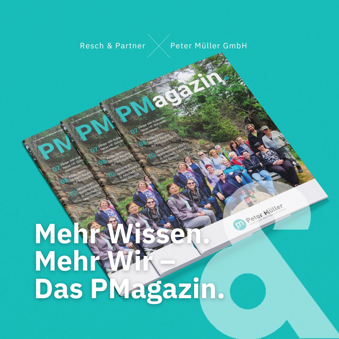 Resch & Partner Kommunikationsagentur Rems-Murr-Kreis, Projekt: Peter Müller – Mitarbeiter-Magazin