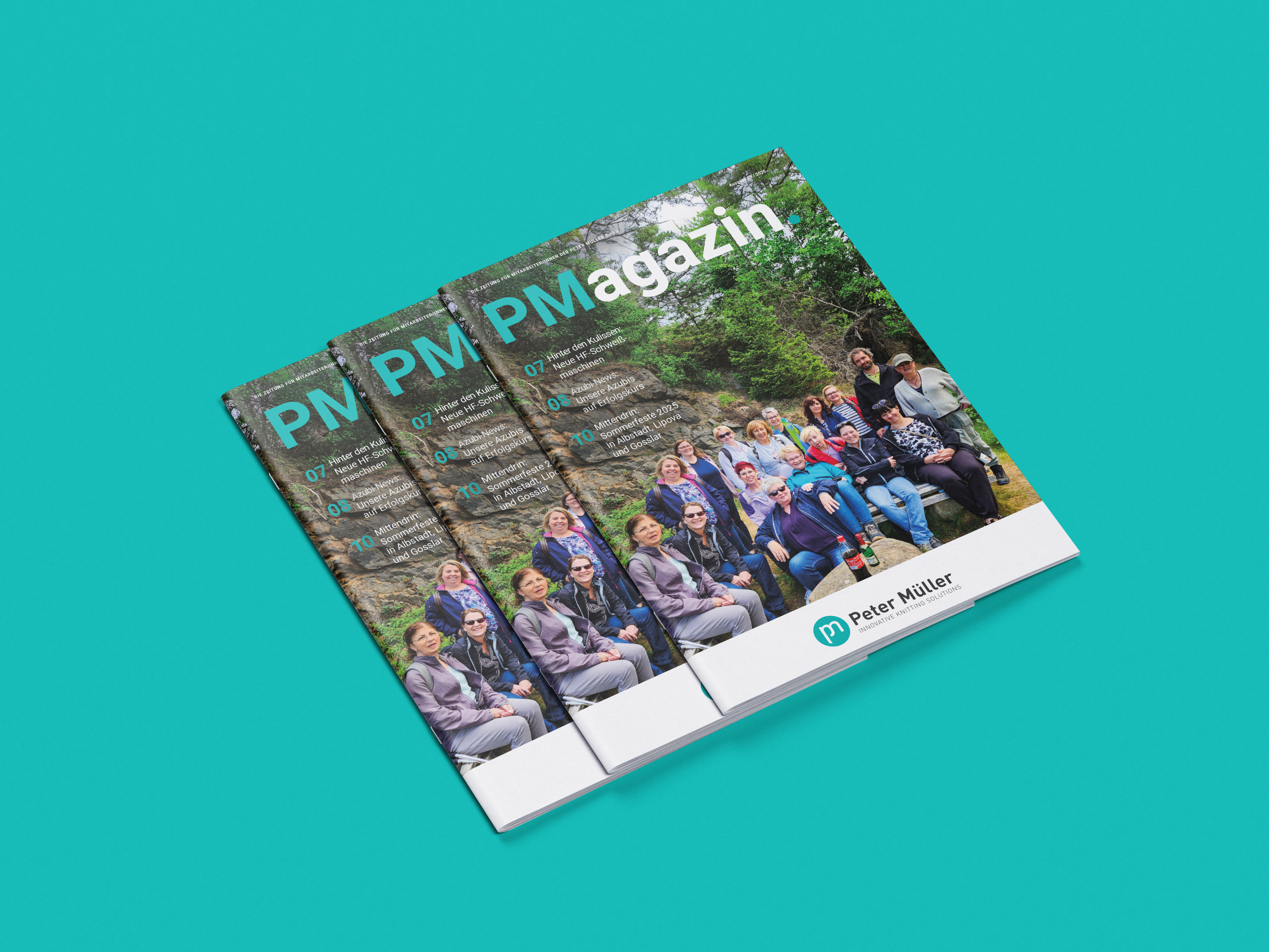 Resch & Partner Kommunikationsagentur Rems-Murr-Kreis, Projekt: Peter Müller – Mitarbeiter-Magazin