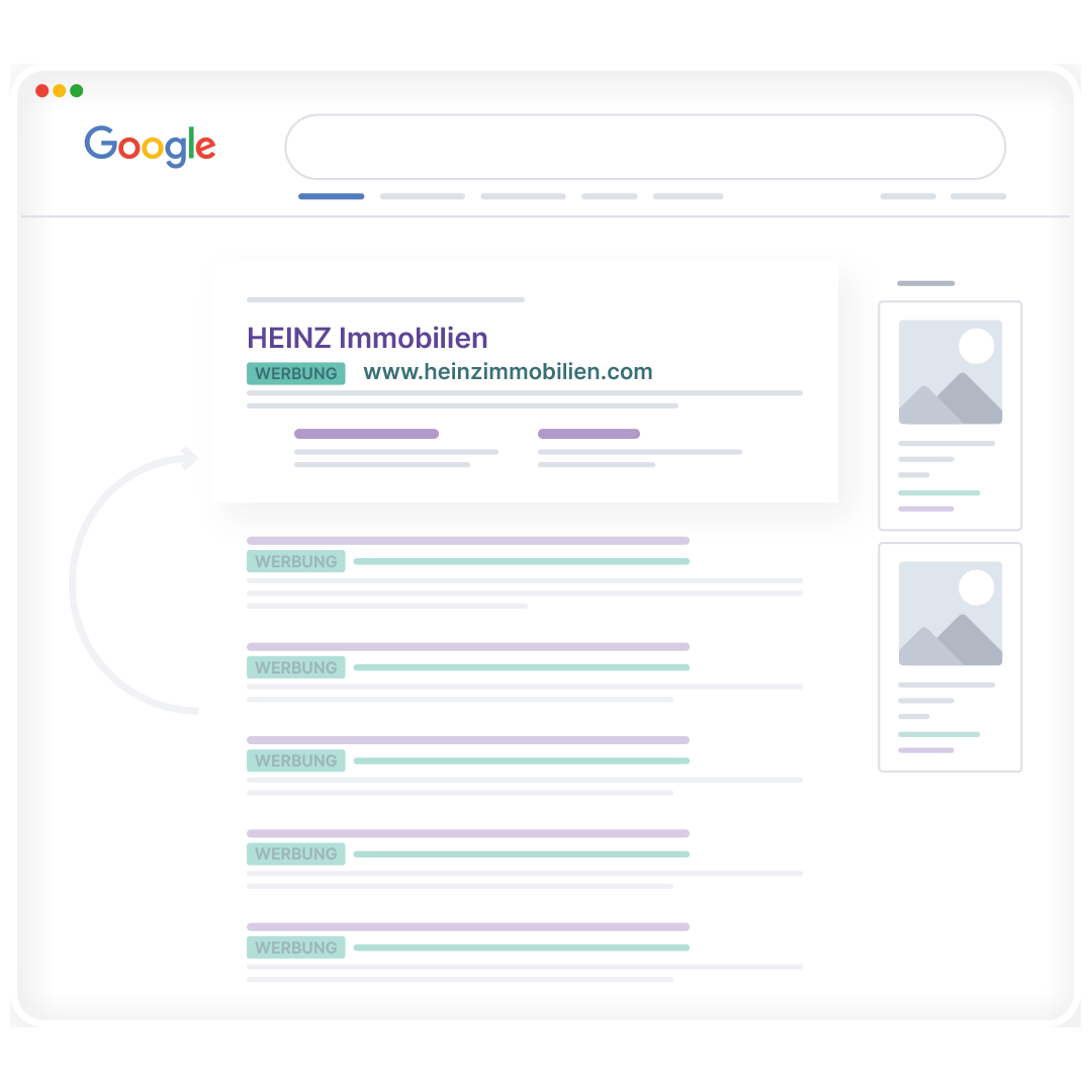 Heinz SEO – Mockup Mockup von Google SEO Heinz.