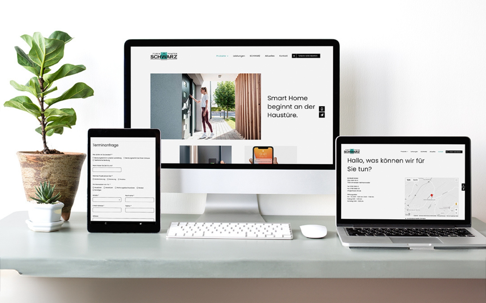 Schwarz Türen & Fenster – Website Relaunch Resch & Partner Internetagentur Rems-Murr-Kreis, Projekt: Schwarz Türen & Fenster, Website Relaunch - digital