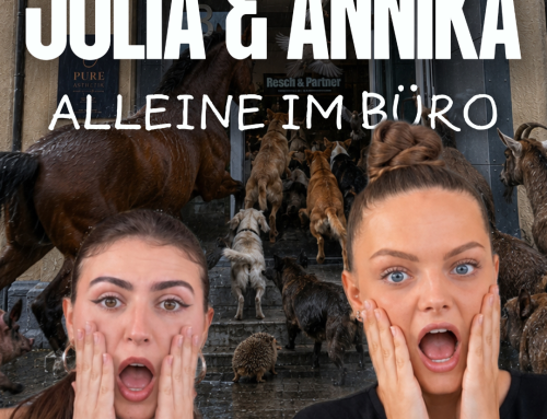 Julia & Annika alleine im Büro