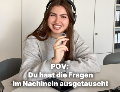 POV: Du hast die Fragen im Nachinein ausgetauscht